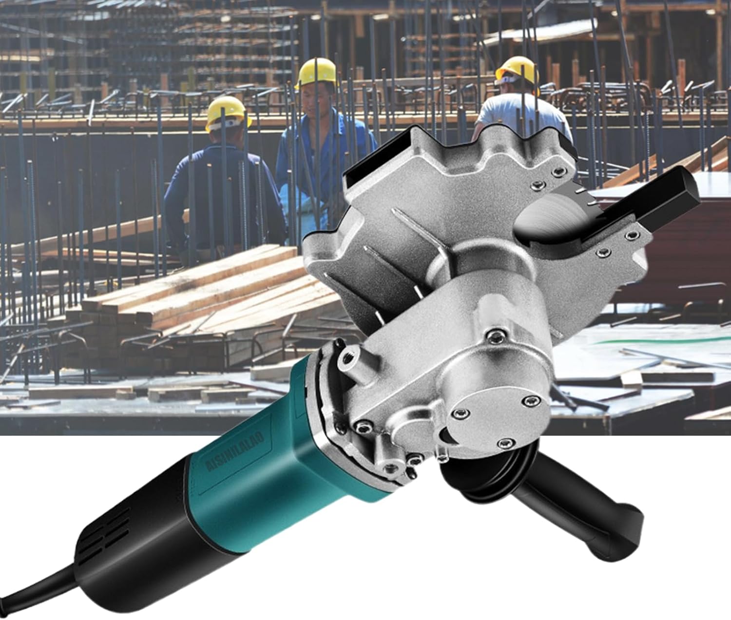 Handheld Steel Bar Cutting Machine, 1680W Electric Steel Bar Cutting Machine, Capable of Cutting 4-40Mm Steel Bars, Equipped with 2Pcs Saw Blades, Suitable for Construction Sites (220V)