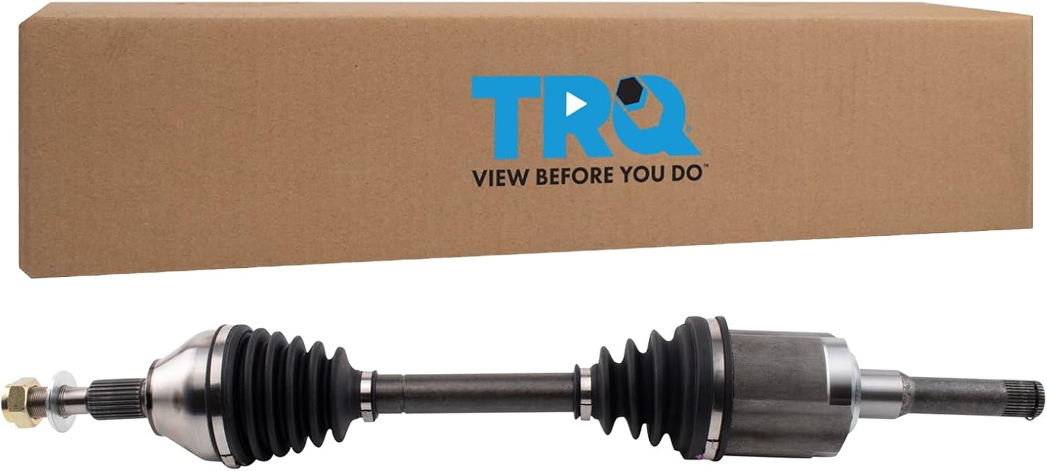 TRQ Front Left CV Axle Shaft Assembly Drivers Side Compatible with 2000-2001 INFINITI I30 2002-2004 I35 2000-2008 Nissan Maxima