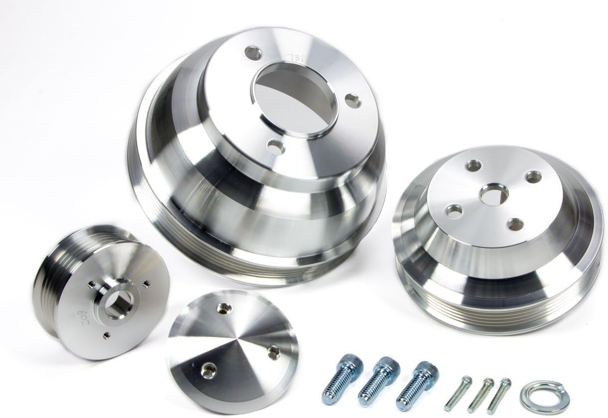 March Performance 7310 LWP Serpentine Conversion Pulley Kit for Big Block Chevy Engine