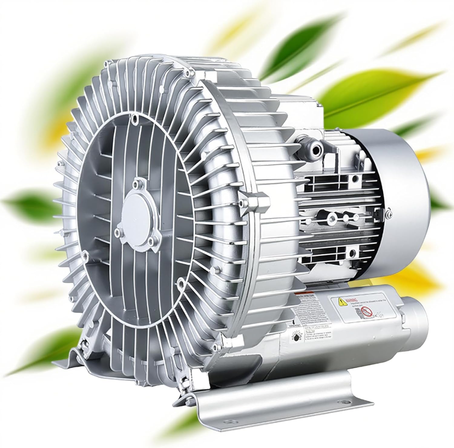 High - Pressure Regenerative Blower, Large Air Volume Vortex Ring Blower, Low-Noise Design Industrial Air Pump, for Sewage Aeration & Aquaculture​ 200W