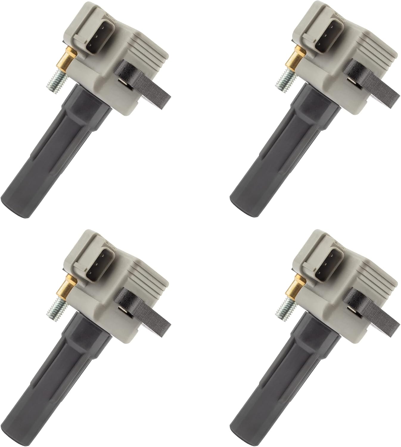 BOXI 4pcs Ignition Coils Compatible for Saab 9-2X 2006 2.5L / for Subaru Baja/Forester/Impreza GT/Impreza WRX/Legacy 2004-2011 2.5L | 22433AA418, 22433AA480, 22433AA540