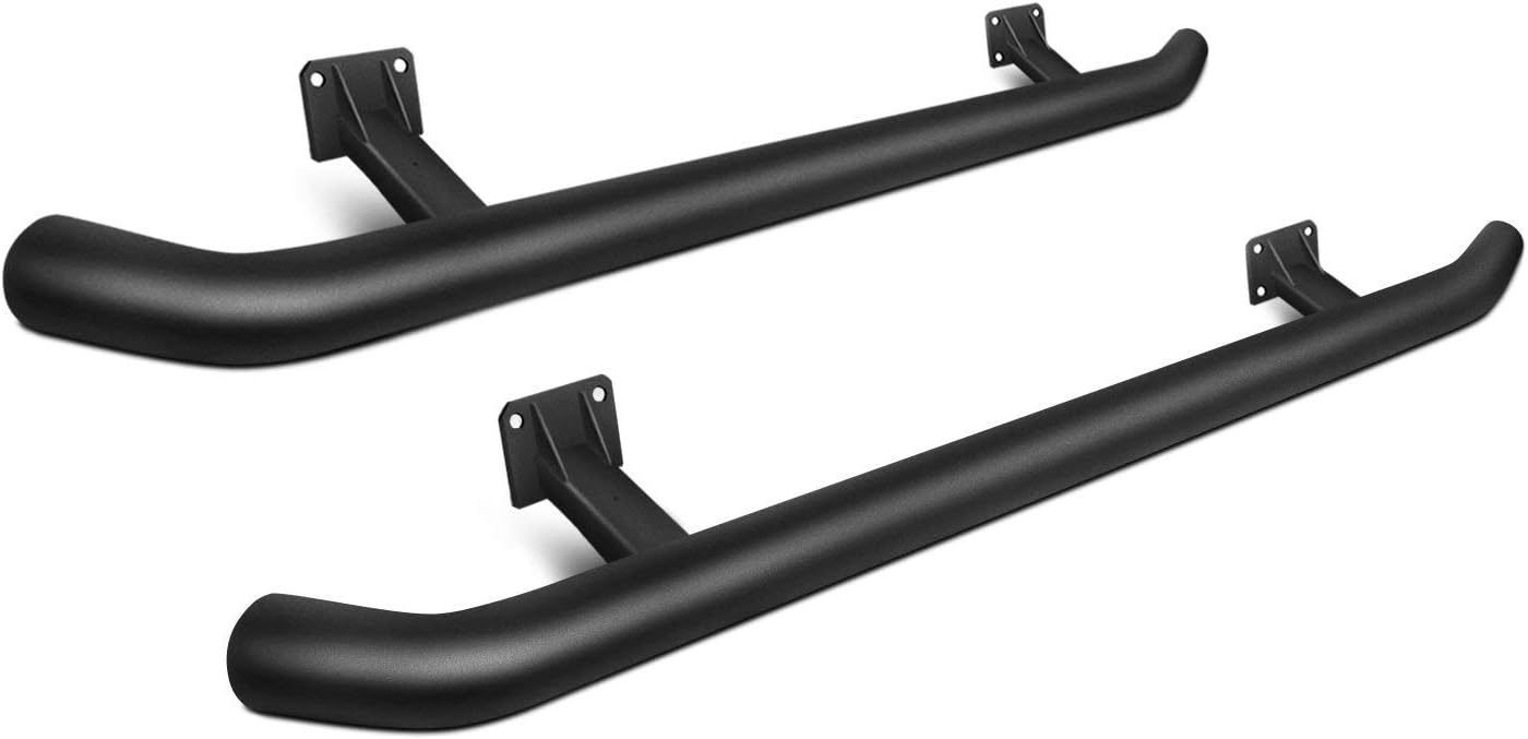 Warrior Products 55994 Knight Guard Nerf Bars with 4 Steps for Jeep JK Unlimited 07-10