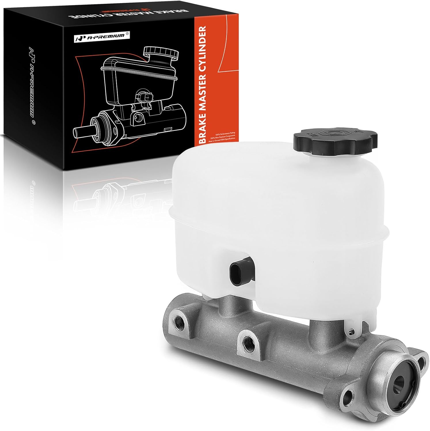 A-Premium Brake Master Cylinder with Reservoir and Sensor Compatible with Chevrolet and GMC Vehicles - For Avalanche, Express 2500 3500, Silverado 1500, Suburban, Sierra 1500, Yukon XL 2500