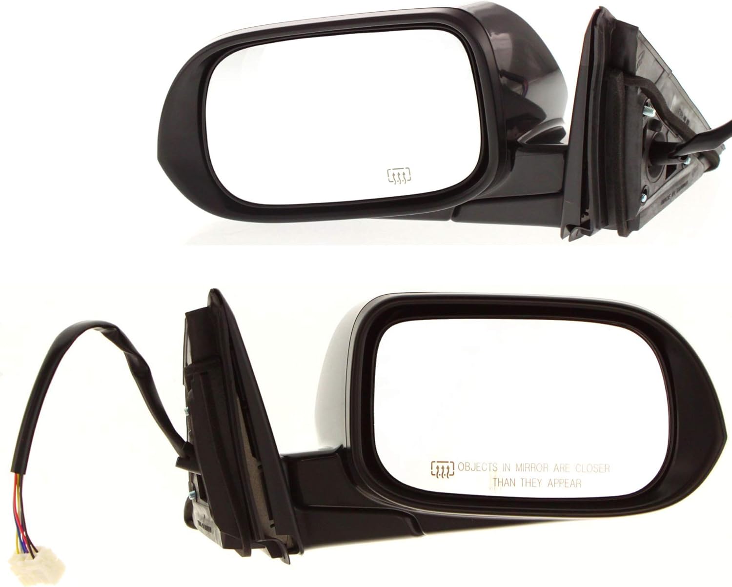 Kool Vue Driver & Passenger Side Power Heated Mirrors for Acura TSX 2005-2008 With Signal Light Paintable