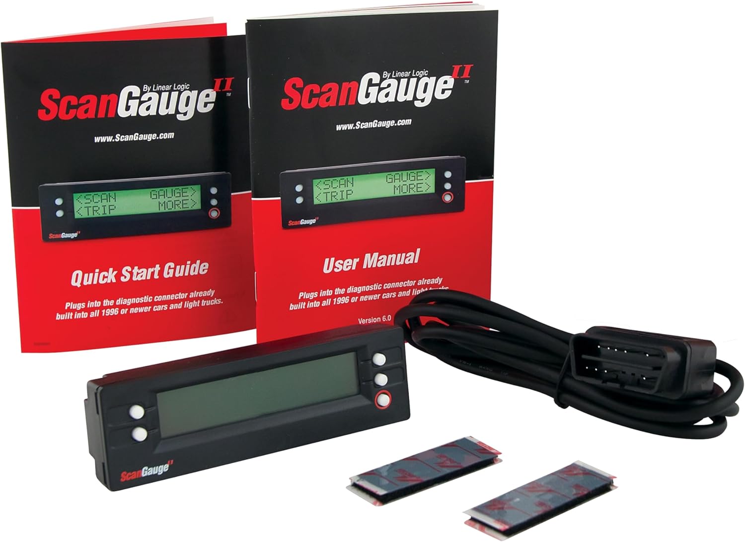 ScanGauge - SG2 Ultra Compact 3-in-1 Automotive Computer with Customizable Real-Time Fuel Economy Digital Gauges for OBD2 Vehicles