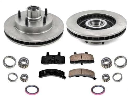 New Front Rotors Brake Pads Bearings for Dodge Ram 1500 94-99 Rear Wheel Drive