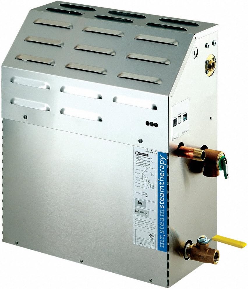 Mr. Steam Mssuper3ec1x eTempo Super-3e 15 Kw 240v 1ph Steambbath Generator Only With Express Steam