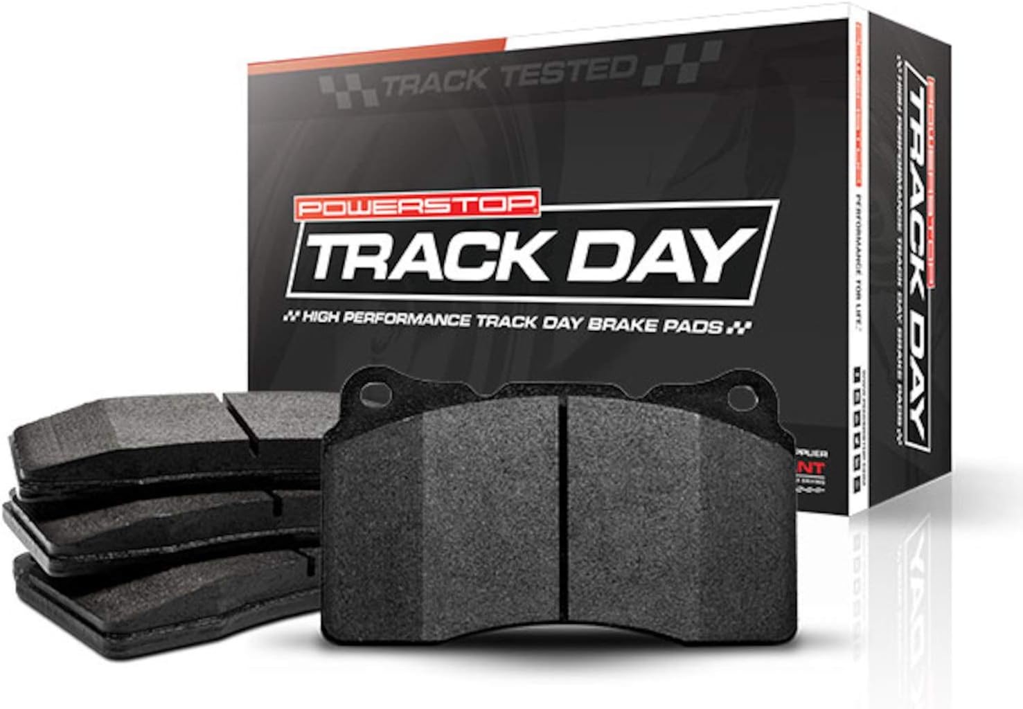 Power Stop PST-1124 Rear Track Day Brake Pad Set, 1 Pack For Scion FR-S, B9 Tribeca, BRZ, BRZ, Forester, Legacy, Outback, Tribeca, Subaru, 86, GR86 [Model Specific]