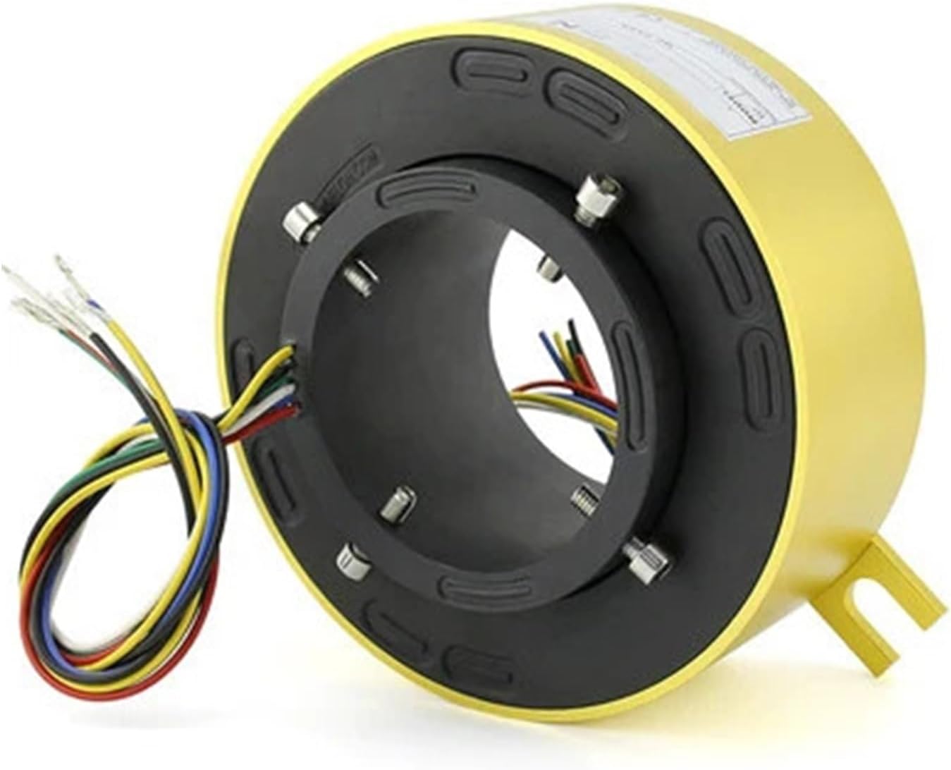 Rotary Conductive Slip Ring Hole 70mm 80mm Outer Diameter 158mm 2 4 6 8 10 12 Wire Rotary Connector Inductor(Hole70 Out158 24Wire)