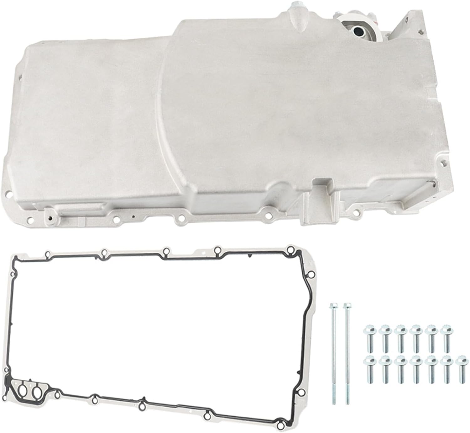 12624617 Engine Aluminum Oil Pan Retro Replacement for 2005 2006 2007 2008 2009 2010 2012 2013 Corvette 6.0L 6.2L 12598186 264-189