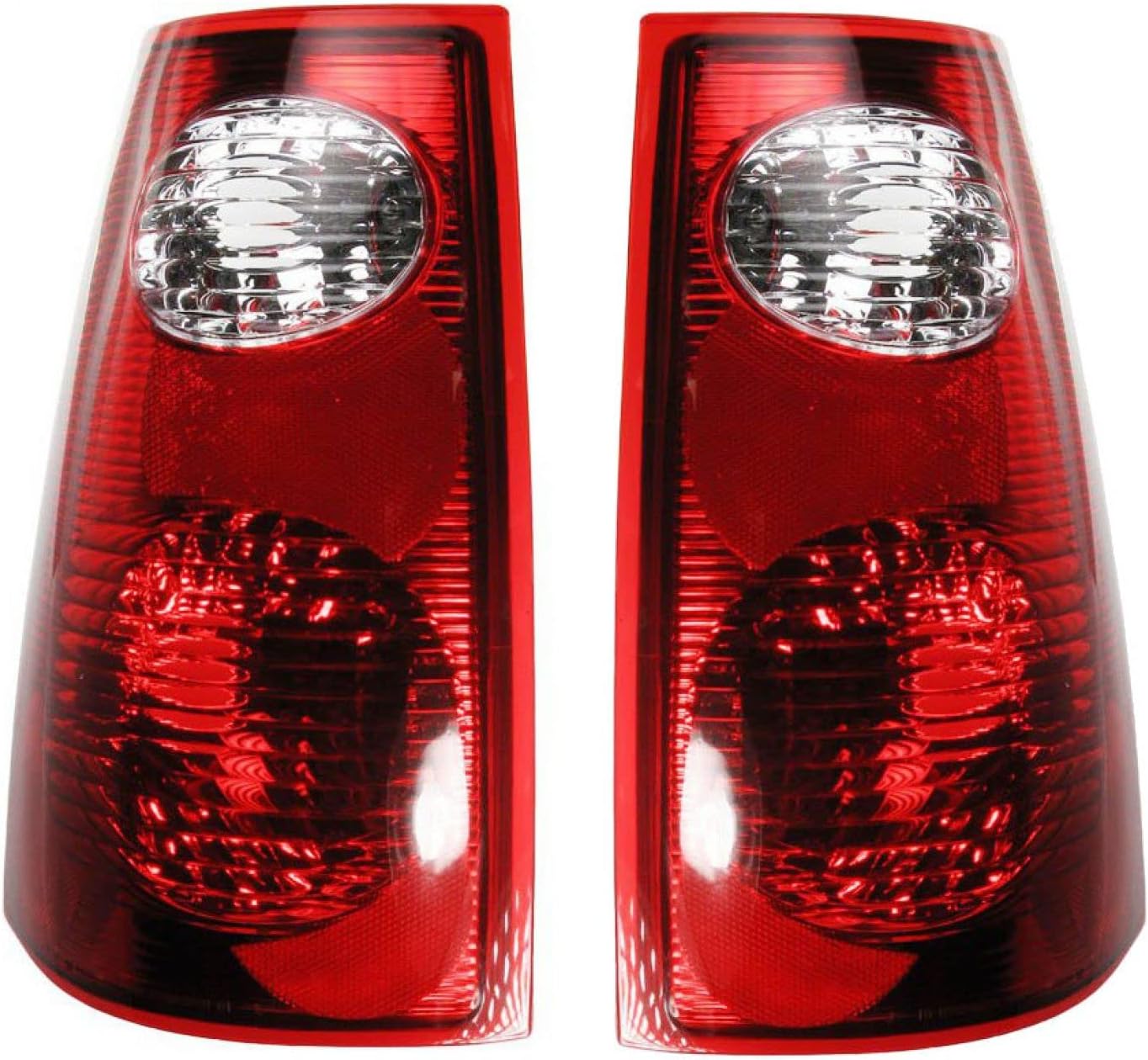 TRQ 2 Piece Driver & Passenger Side Tail Light Assembly Set Compatible with 2015-2022 Chrysler 300 CH2800213 CH2801213