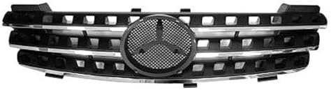 FITRITE AUTO PARTS New Grille For 2006-2008 Mercedes-Benz ML350/ 06-07 Mercedes-Benz ML500, Without AMG And Sport Package, Gray MB1200154