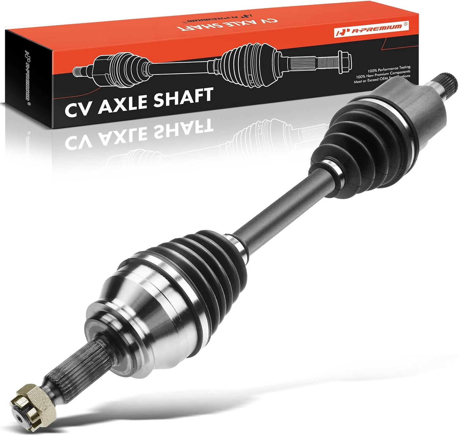 A-Premium CV Axle Shaft Assembly Compatible with Mitsubishi Outlander 2007 2008 2009 2010 2011 2012 2013, V6 3.0L, Front Left Driver Side, Replace# 66-3546, 3815A137