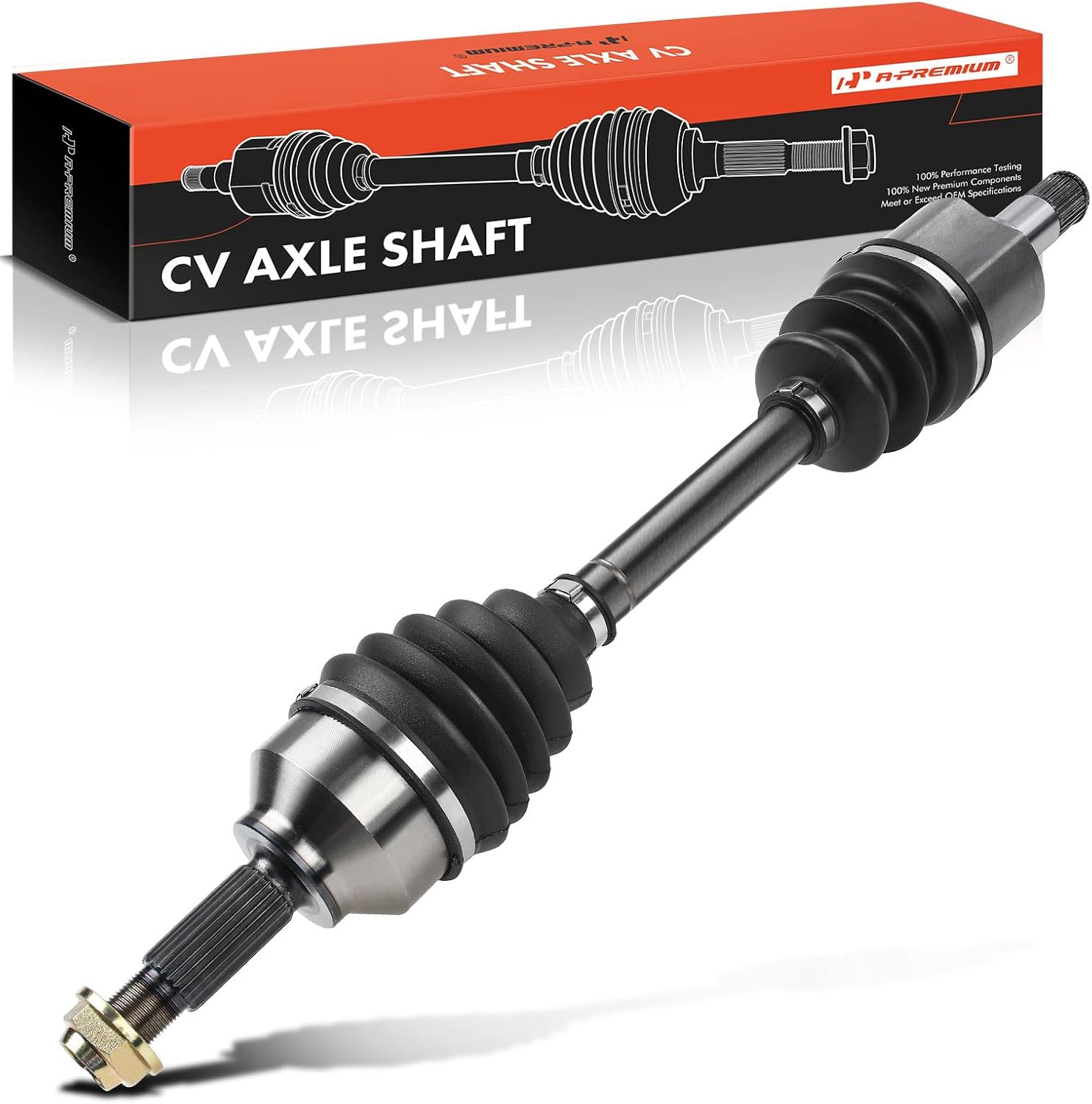 A-Premium Pair (2) Front CV Axle Shaft Assembly - Compatible with Ford Focus 2005-2011 2.0L, Focus 2005-2007 2.3L, Focus 2007-2011 2.5L, Driver and Passenger Side, Replace# 8S4Z3B436B