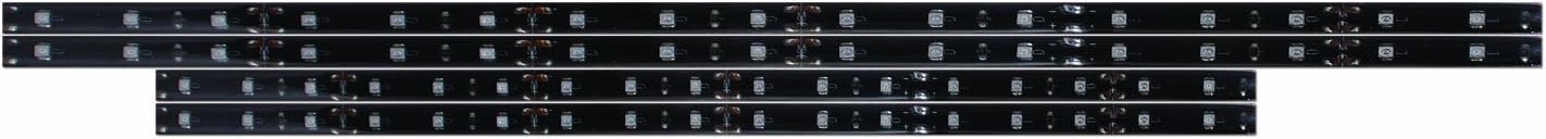 Pilot Automotive CZ-3053B Black/Blue LED Flex Underbody Kit - 8 Piece