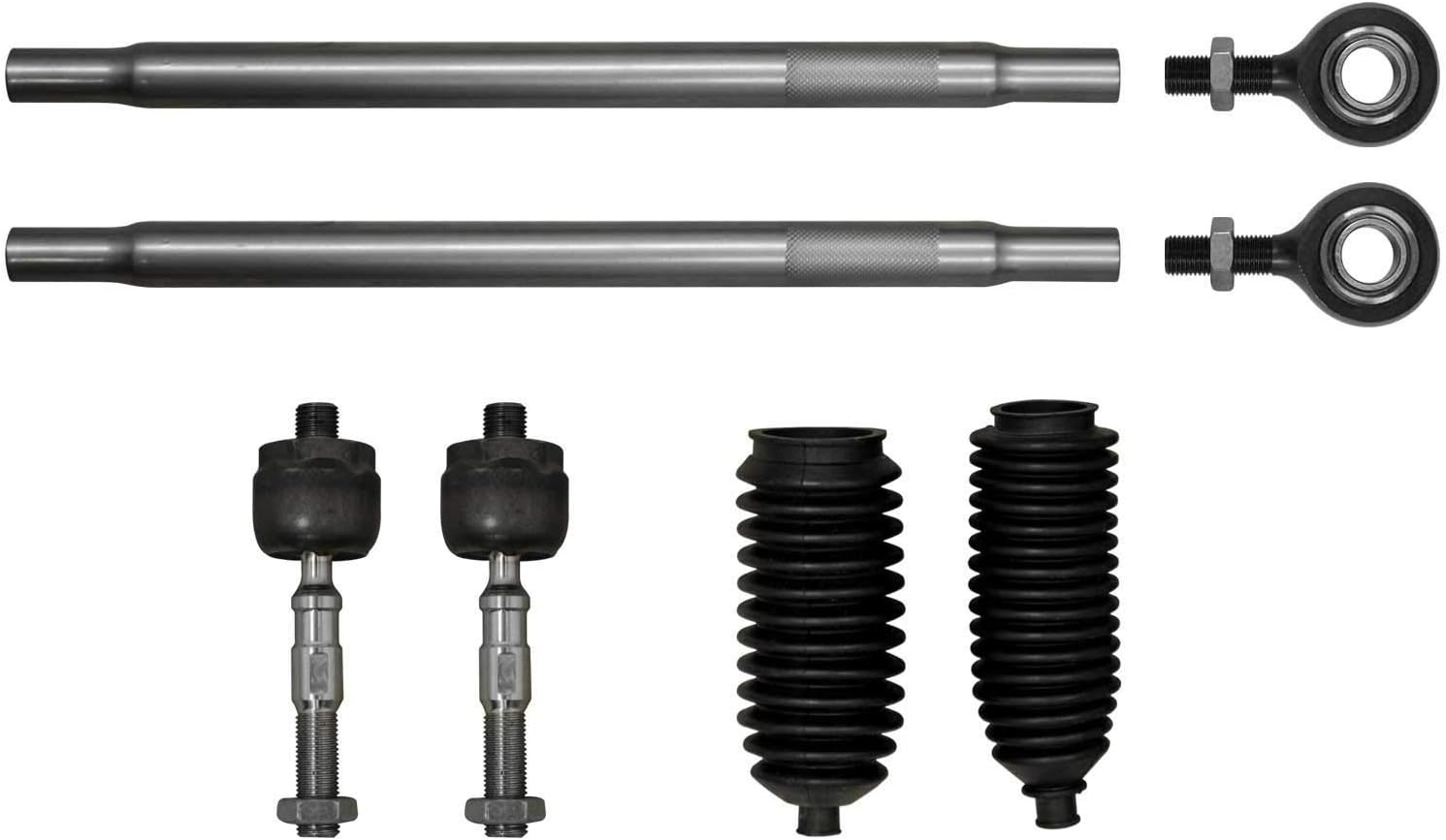 SuperATV Heavy Duty Tie Rod Kit for Polaris RZR XP Turbo/Turbo 4 (2017-2021) - Stock Length Replacement