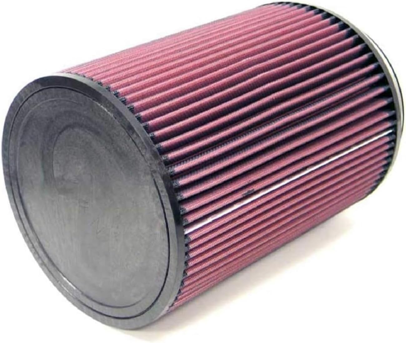 K&N High-Flow Original Lifetime Universal Clamp-On Air Filter: High Performance, Premium, Washable: Flange Diameter: 6 In, Filter Height: 10 In, Flange Length: 1 In, Shape: Round, RU-3270