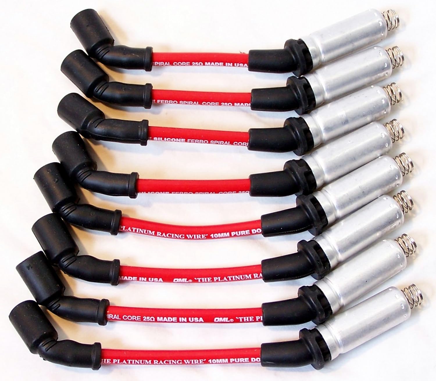 4.8 5.3 6.0 6.2 7.0 V8 03-08 (see listing's fitment table)10 mm High Performance Red Spark Plug Ignition Wire Set 48322