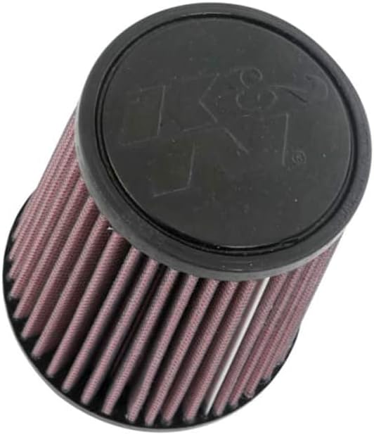 K&N High-Flow Original Lifetime Universal Clamp-On Air Filter: High Performance, Premium, Washable: Flange Diameter: 3 In, Filter Height: 6 In, Flange Length: 1.75 In, Shape: Tapered Round, RU-4650