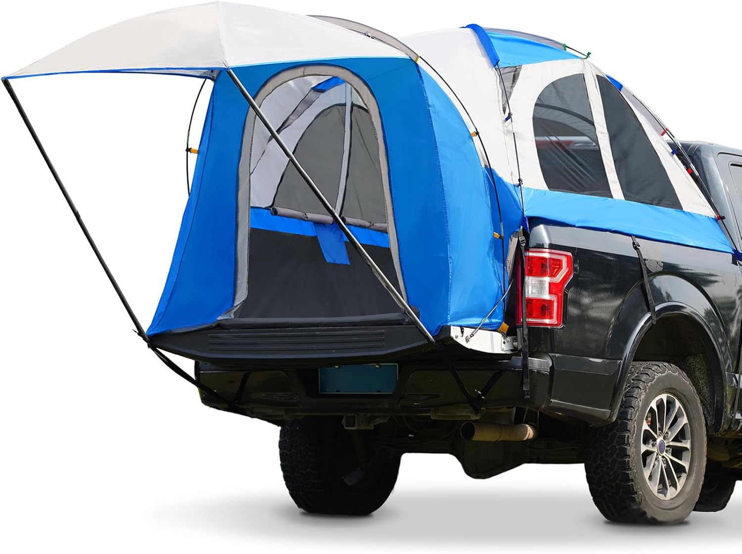 Quictent Pickup Truck Tent for 5.5-5.8'/6.0-6.3' Bed, Waterproof PU2000mm 2-Person Sleeping Capacity Truck Bed Tent with Removable Awning, Rainfly ＆ Storage Bag Included