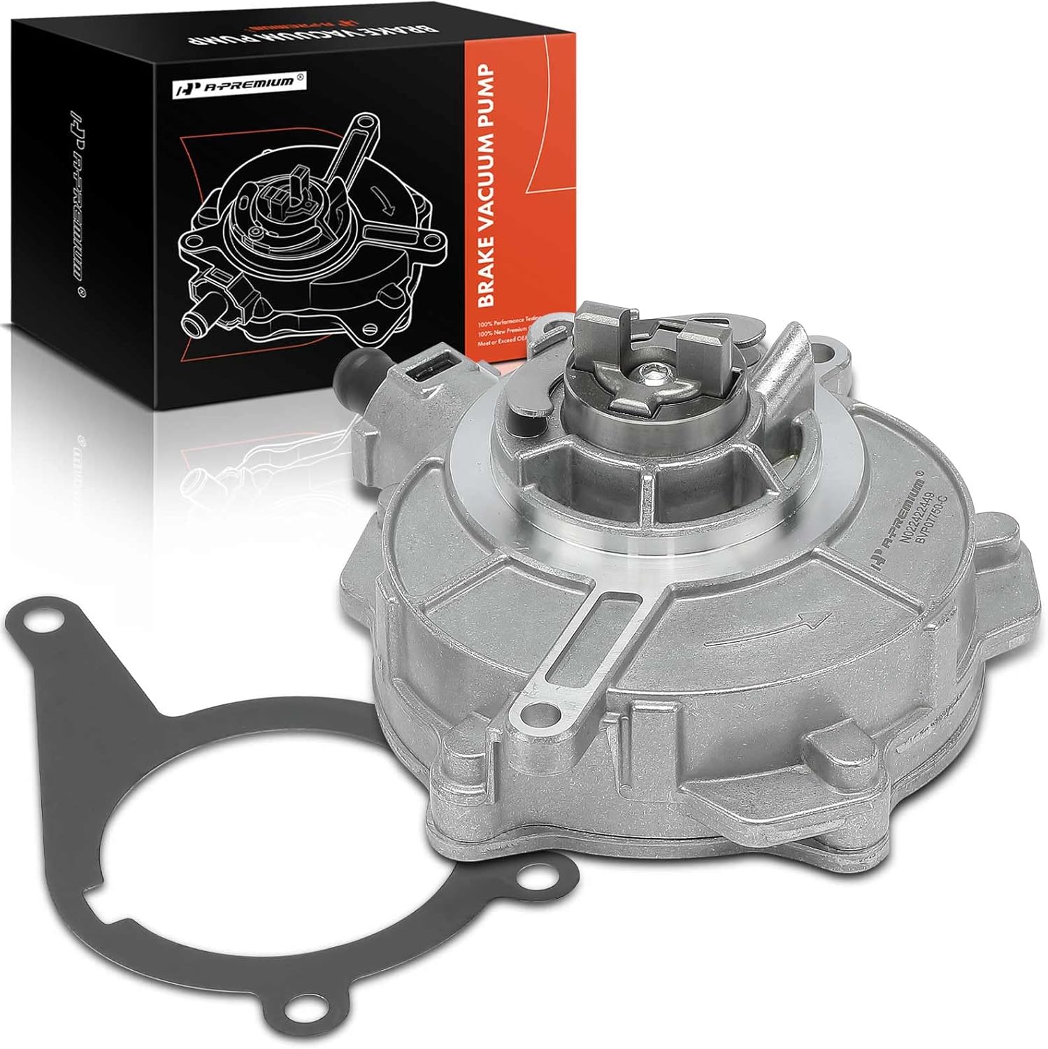 A-Premium Brake Vacuum Pump Compatible with Audi, Volkswagen and Porsche Models - A4 Quattro, A5 Quattro, A6, A6 Quattro, A7 Quattro, A8 Quattro, Q5, Q7, S4, S5, SQ5, Cayenne, Panamera, Touareg