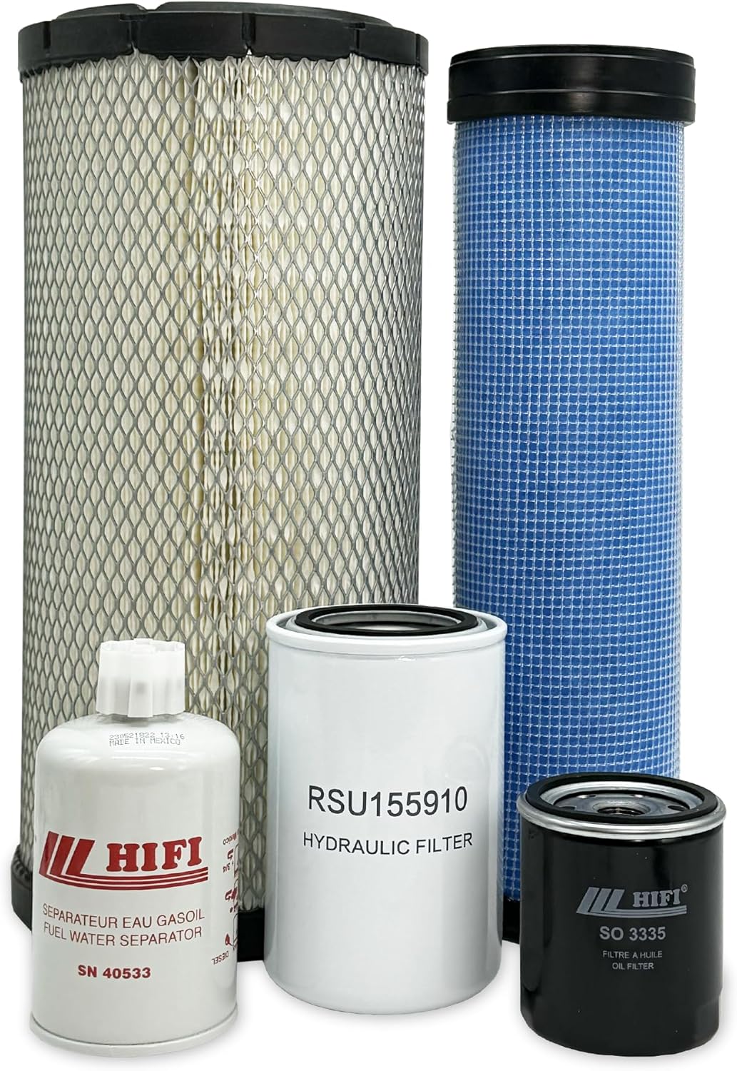 HERO庐 Maintenance Filter Kit For Vermeer BC1000XL Brush Chipper Cummins B3.3 Engine