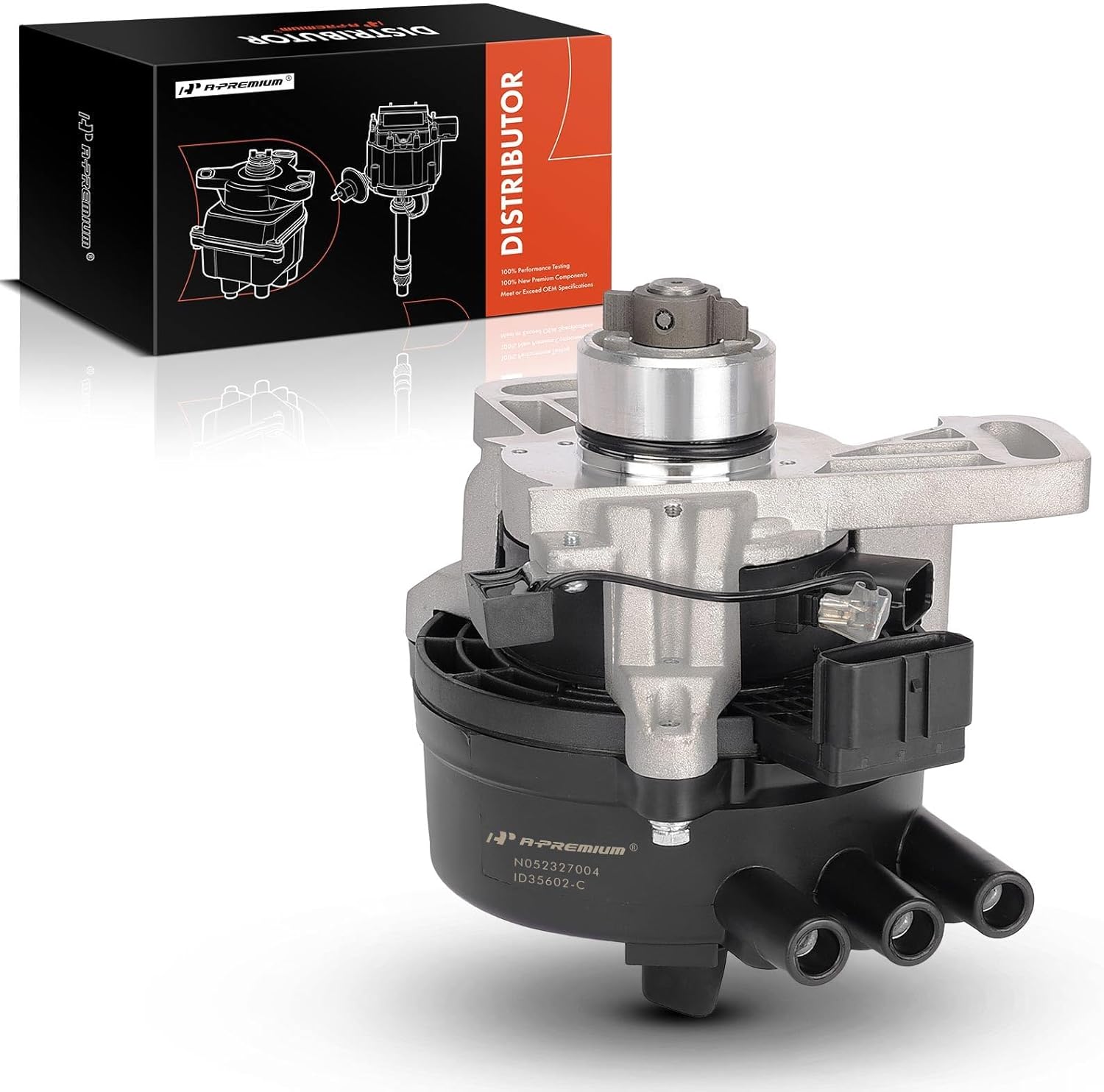 A-Premium Ignition Distributor with Cap and Rotor Compatible with Ford Probe 1995-1997 & Mazda 626 1995-1997, Millenia 1995-2002, MX-6 1995-1997, 2.5L