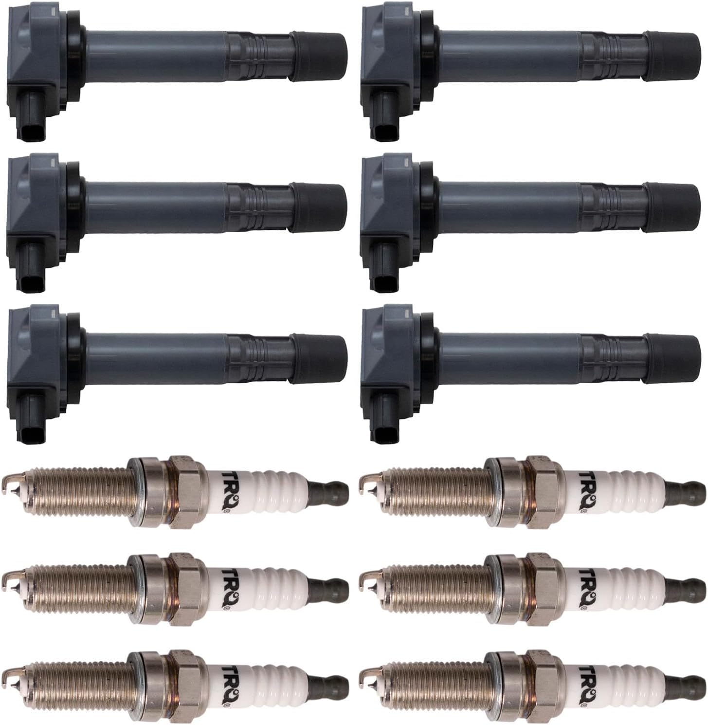 Ignition Coil and Spark Plug Kit 12 Piece Coil on Plug Iridium Spark Plugs Compatible with 2014-23 Acura MDX 14-20 RLX 15-20 TLX 18-21 Honda Odyssey 19-20 Passport 16-21 Pilot 17-20 Ridgeline