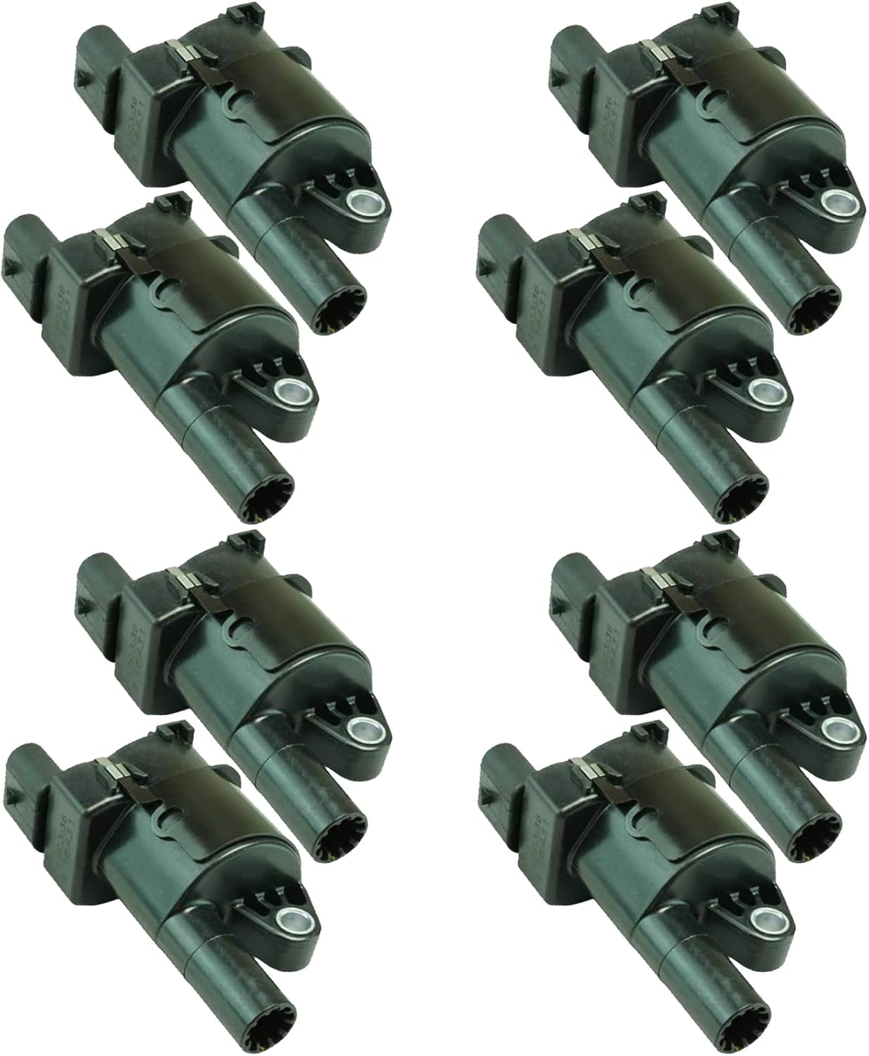 8Pcs GN10165 UF414 Ignition Coils Pack For Chevy Silverado SSR Suburban Tahoe Trailblazer, GMC Canyon Envoy Savana Sierra Yukon Hummer H2 H3 H3T Pontiac G8 GTO Grand Saab 9-7X C1512 UF-414
