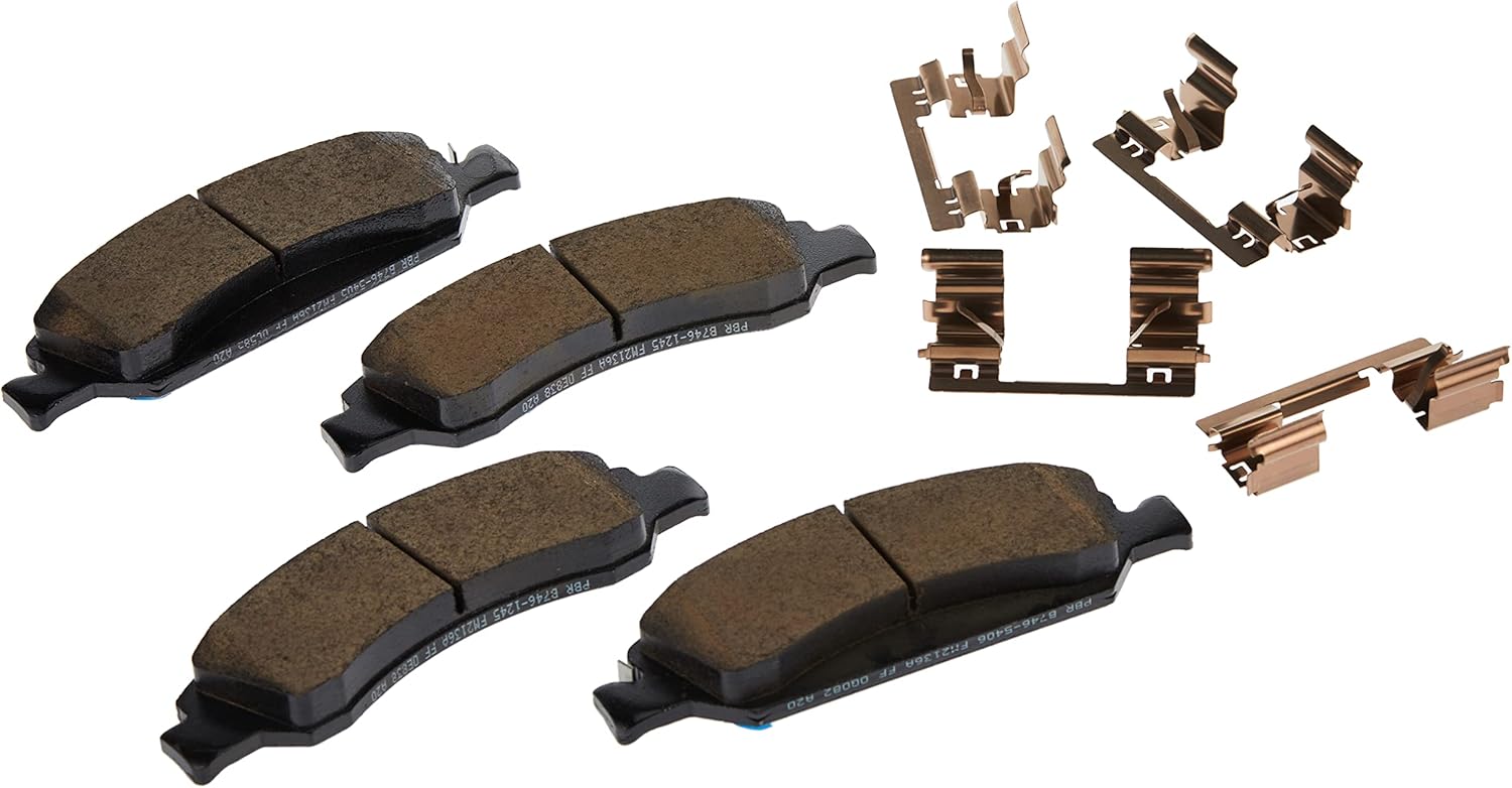 GM Genuine Parts 171-1007 (25910432) Front Disc Brake Pad Set with Clips