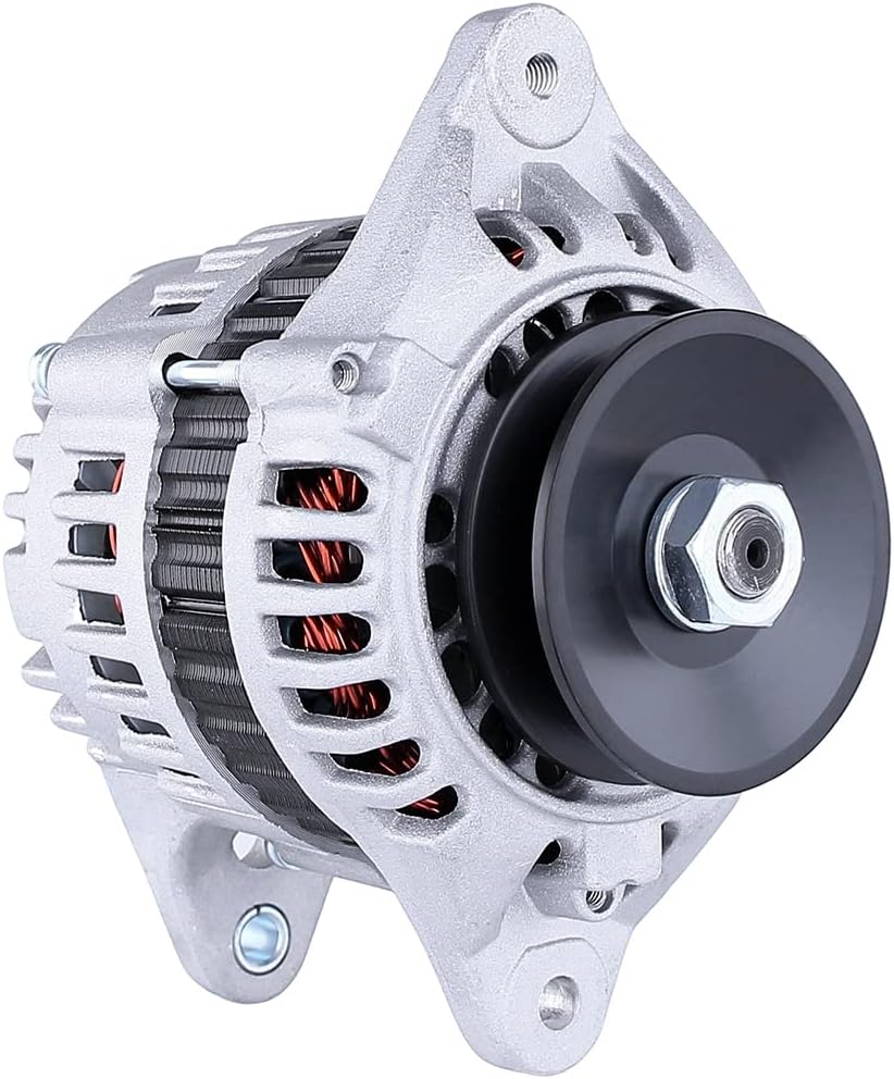 RAREELECTRICAL Alternator Compatible With John Deere Skid Steer Loader 6675 7775 49Hp Lr140-721C