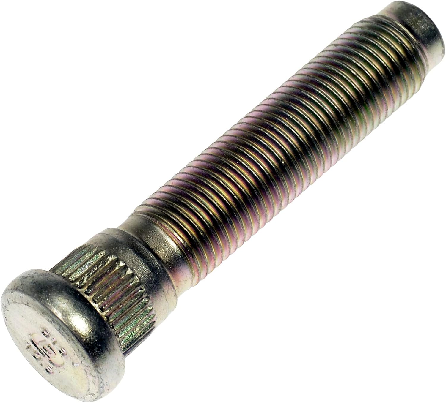 Dorman 610-619 Front M14-1.50 Serrated Wheel Stud - 15.85mm Knurl, 76mm Length Compatible with Select Ford Models, Pack of 10