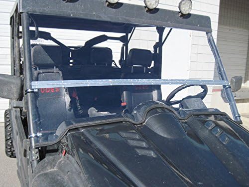 TerraRider Tilting UTV Windshield Compatible with Odes Dominator (2016 and Older) - Standard 3/16