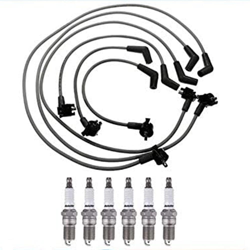 Ignition Wires & Spark Plug for Ford Mustang 3.8L V6 from January 1999-2000