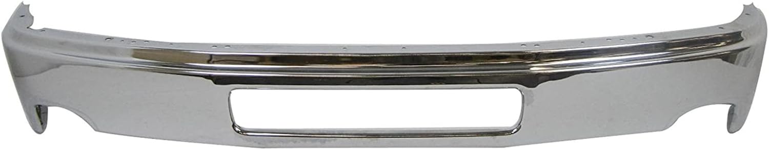MBI AUTO - Chrome, Steel Front Bumper Face Bar Fascia Compatible with 2011 2012 2013 2014 GMC Sierra 2500 3500 Heavy Duty Pickup 11-14, GM1002839