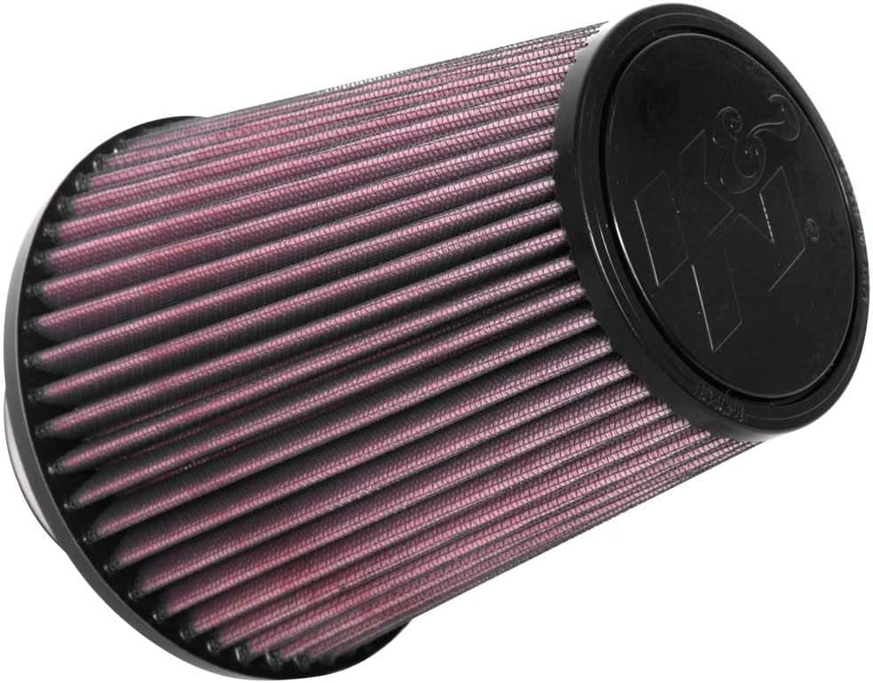 K&N High-Flow Original Lifetime Universal Clamp-On Air Filter: High Performance, Premium, Washable: Flange Diameter: 3 In, Filter Height: 6.75 In, Flange Length: 1.75 In, Shape: Round Tapered, RU-4700