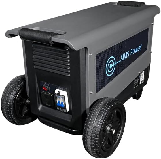 Portable Solar Generator 5.04 kWh 33 Amp Output Lithium Battery | Solar & Grid Inputs Expandable