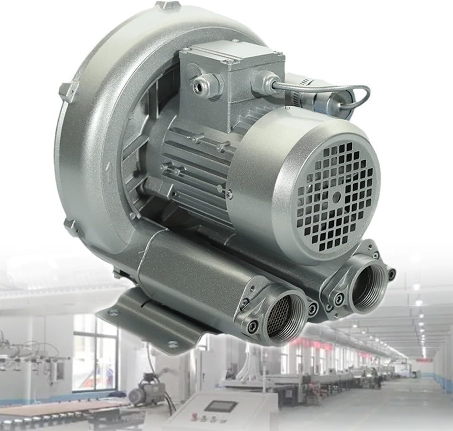 Aquaculture Regenerative Blower, 220V/380V Vortex Blower, Industrial Vacuum Pump, Suitable for Aquariums, Fountains, and hydroponic Systems XGB-550