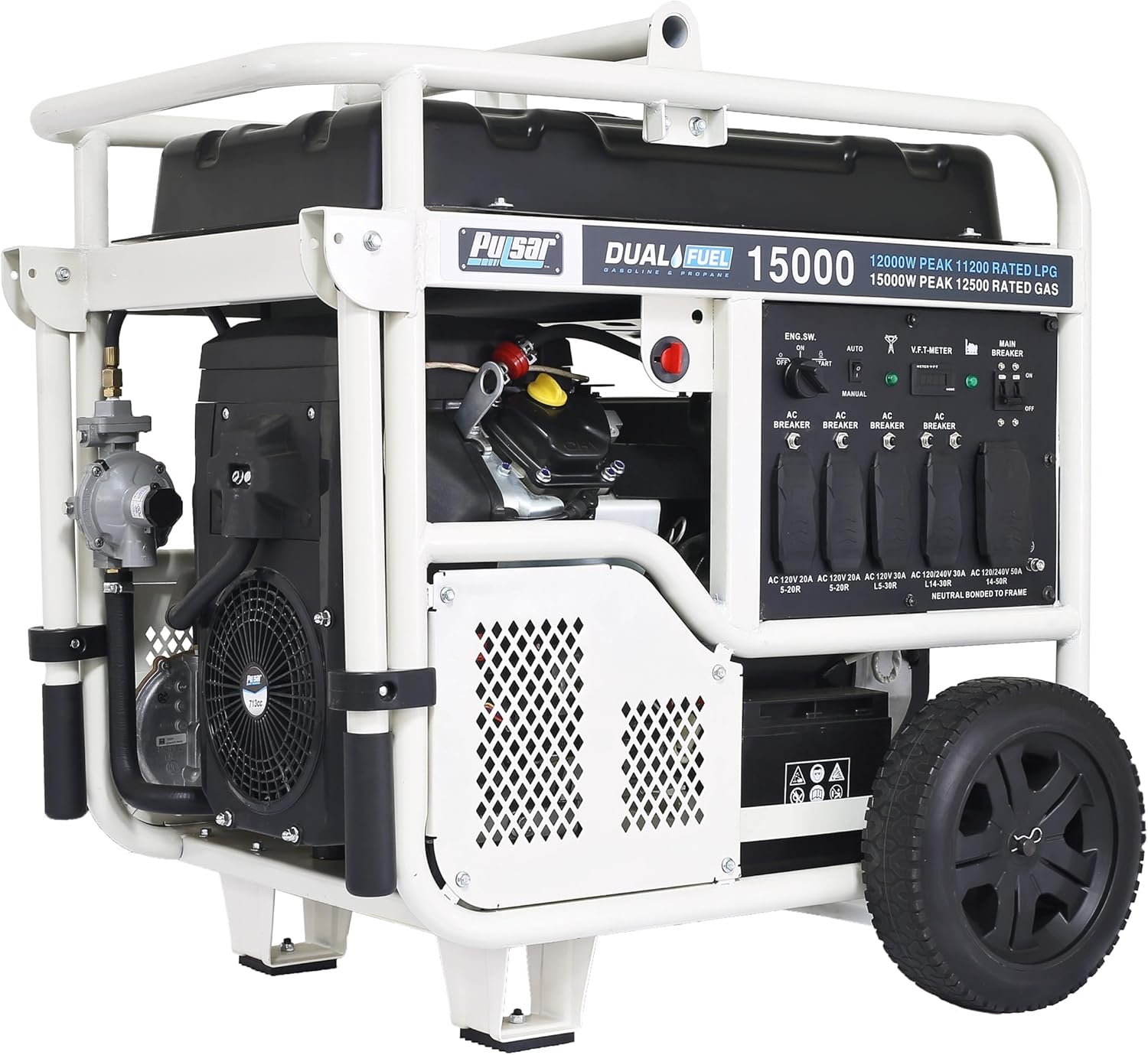 Pulsar PG15KVTWB 15,000W Dual Fuel Portable Generator