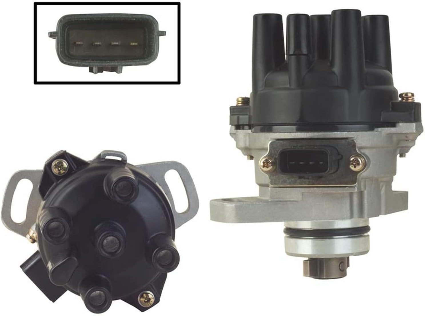 OEG Parts New Distributor Compatible With 1991-96 Compatible With Escort GT & Mercury Tracer LTS 1.8, 1990-94 Mazda Prot�g� LX, Replaces F1CZ 12127-A, Mazda BP05-18-200A, BP05-18-200B