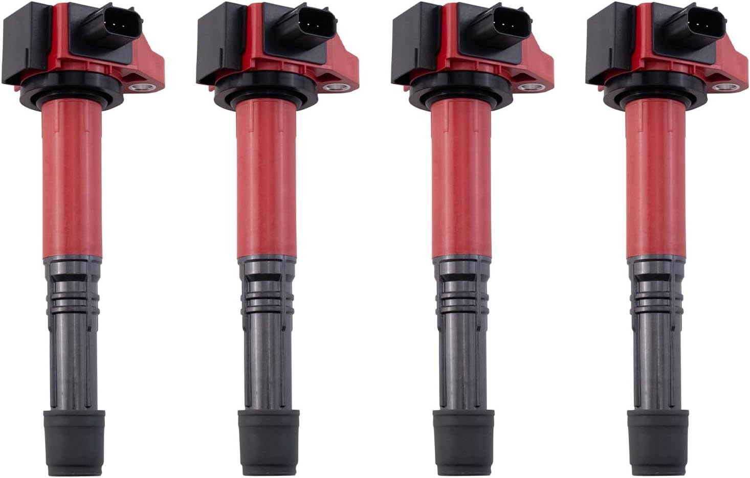 TRQ Ignition Coil Set 4 Piece High Temperature Epoxy Compatible with 2016-22 Acura ILX 15-20 TLX 13-17 Honda Accord 15-19 CR-V