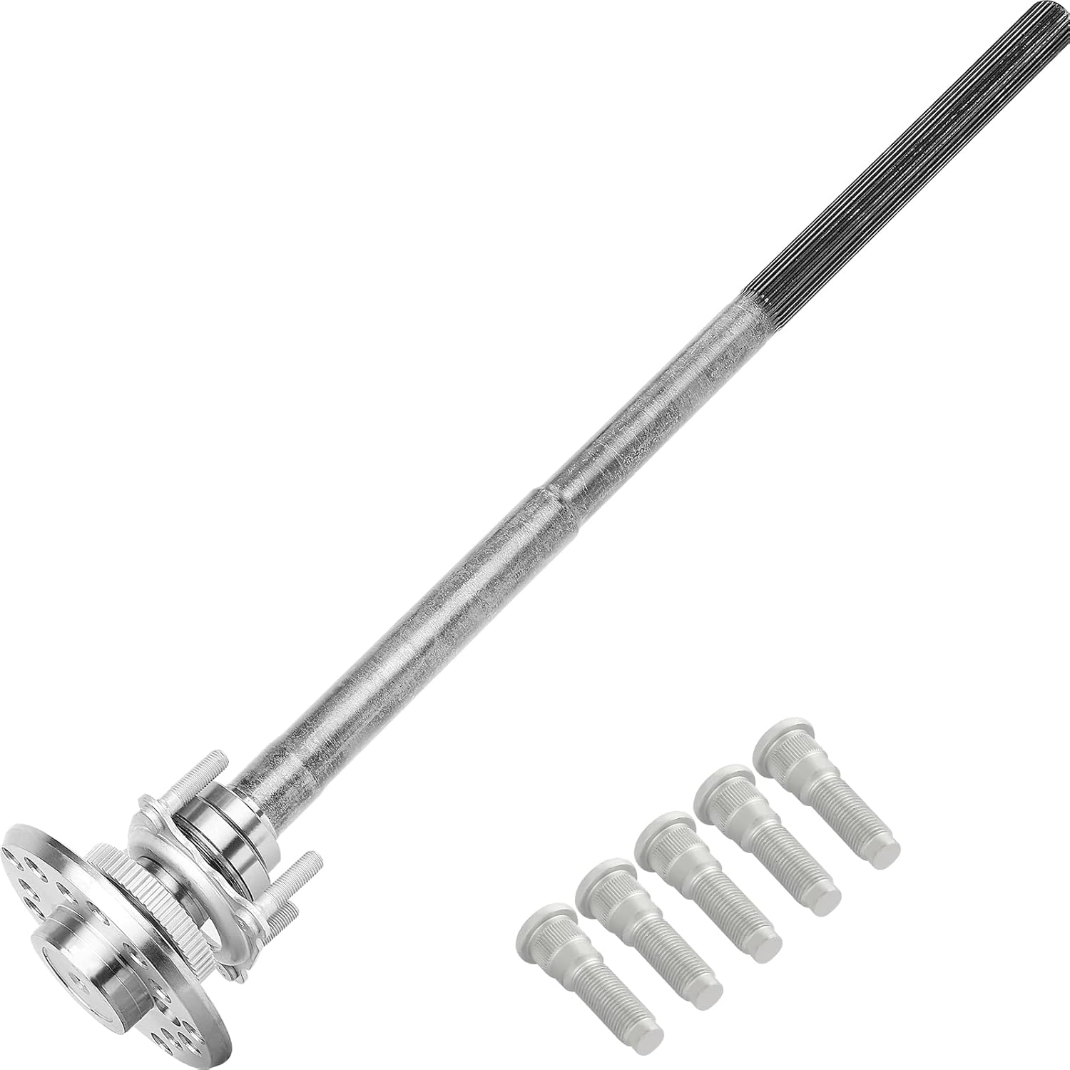 Rear Axle Shaft Assembly with Axle Bearing and Seal Compatible with Jeep Wrangler 2007-2011 3.8L, Wrangler 2012-2018 3.6L, Wrangler JK 2018 3.6L, Rear Left or Right, OE 630338, 68003272AA, YAWD4421830