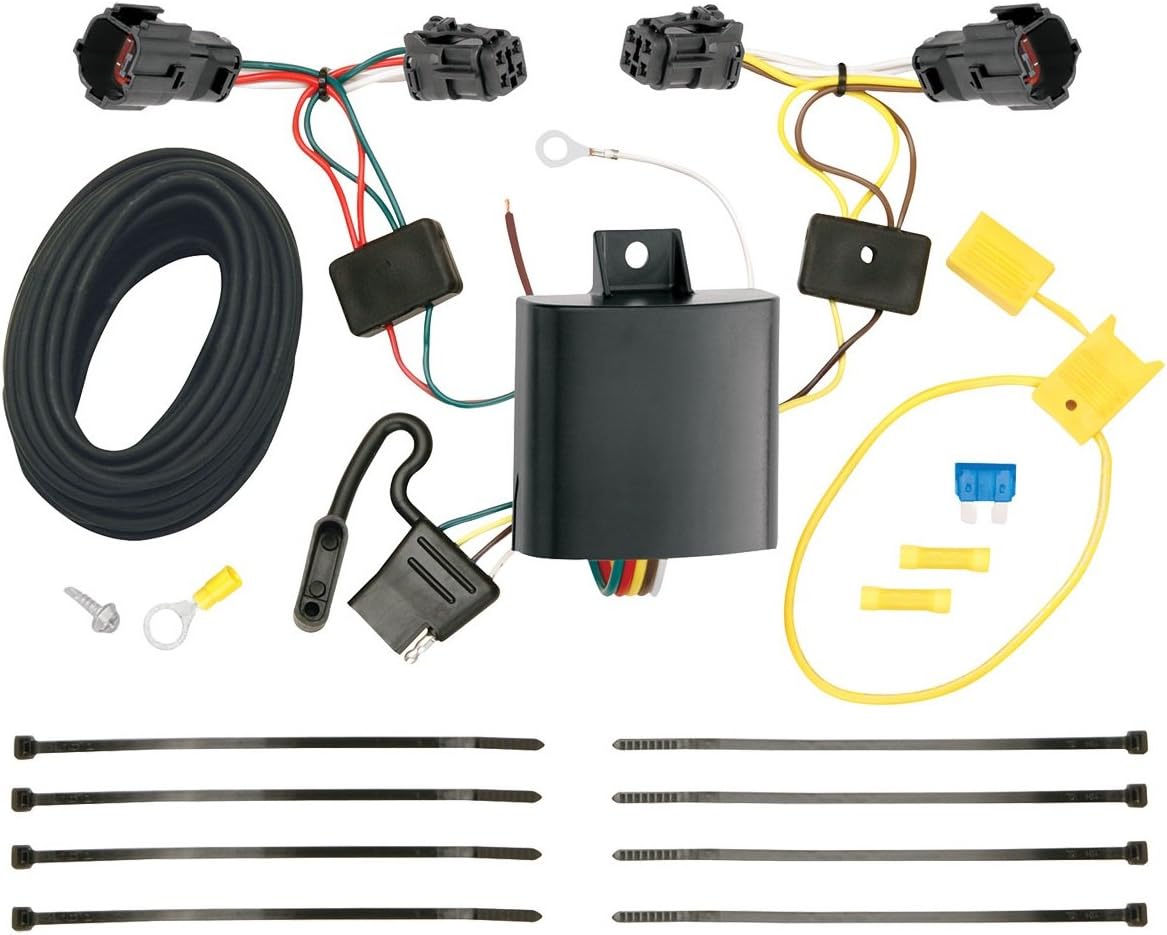 Tekonsha 118583 T-One Connector Assembly with Upgraded Circuit Protected ModuLite HD Module , Black