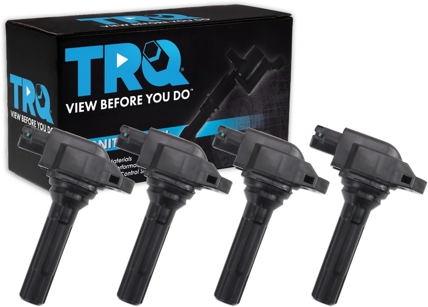 TRQ Ignition Coil Set 4 Piece Compatible with 2020-2024 Subaru Legacy 20-24 Outback