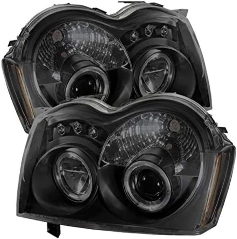 Spyder Auto 5078551 LED Halo Projector Headlights Black/Smoked