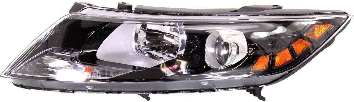 FITRITE AUTO PARTS New Left Driver Side Halogen Head Lamp Assembly For 2012-2013 Kia Optima, LX/EX Models, USA Built Vehicle KI2502157C 921014C000 CAPA