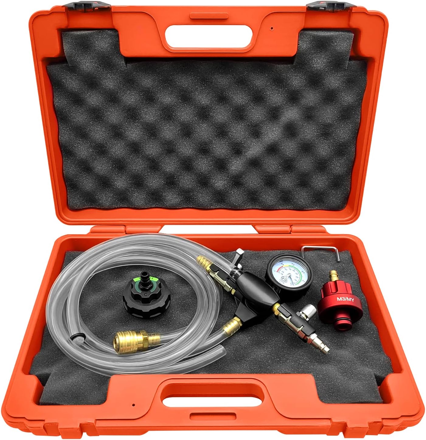 ZKTOOL Radiator Vacuum Coolant Refill Kit for Tesla Models - Fast Refilling, with Model S and X, and Model 3 and Y Adapters,1130942-00-B,1144575-00-B
