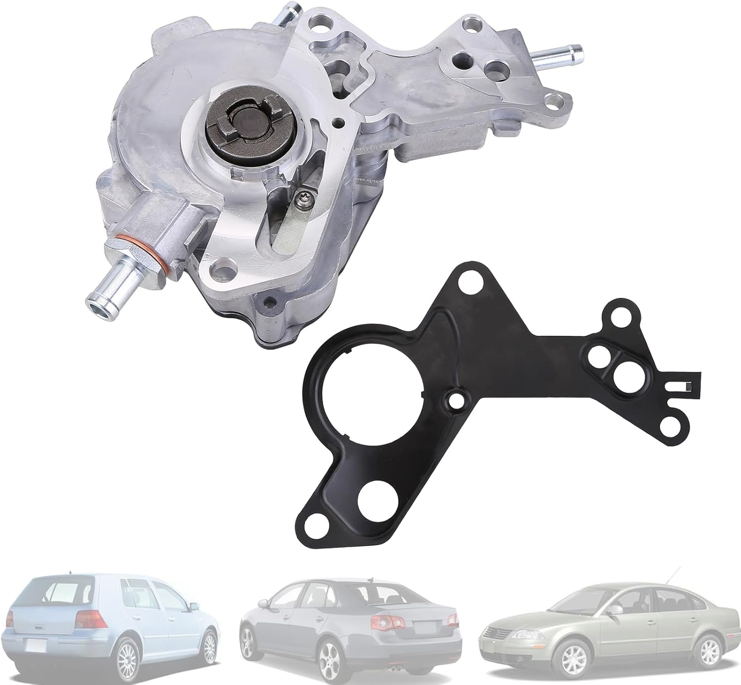 Fuel Vacuum Pump Compatible for VW Passat 2004-2005 & Golf 2004-2006 & Jetta 2004-2007 1.9L 2.0L TDI Diesel Vacuum Pump replaces# 038145209Q 038145209N 724807170