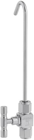 Dipper Well Faucet, Chrome-Plated Brass, Deck Mounted, 1-3/16 Inch Spout Length, NSF Listed, 6-13/16 Inch Height