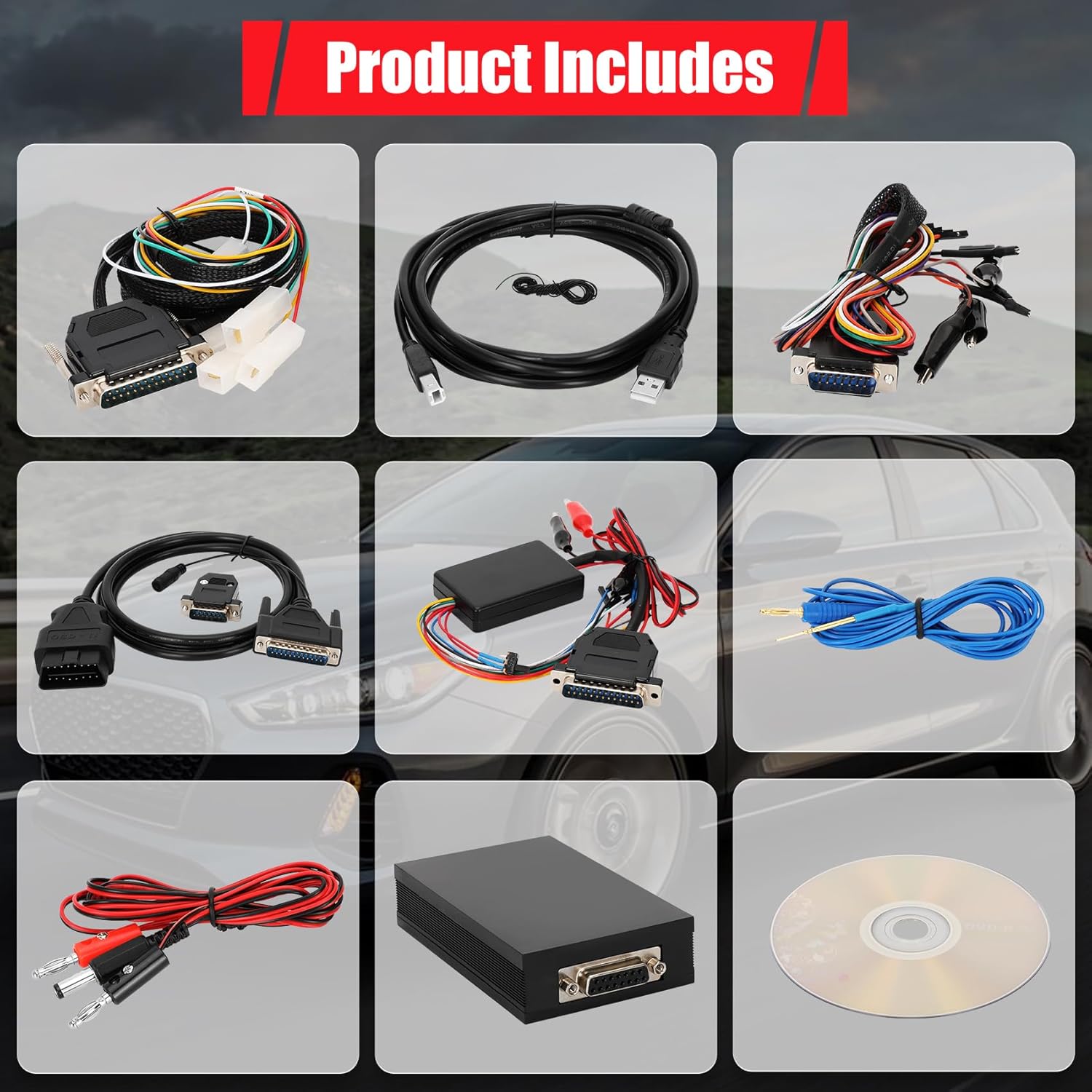 Kess V5.017 Programming Tool, V2.80 ECU OBD2 ECU Programming Unlimited Tokens Car Diagnostic Tool for Win 8/Win 10/Win7 32bit /Win XP